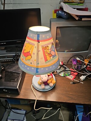 Disney Vintage 1990s Winnie The Pooh child s nursery Lamp 