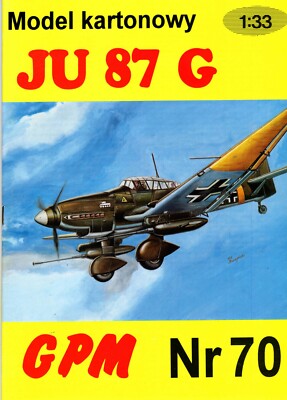 GPM Nr. 70 - Ju 87 G , 1:33
