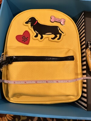 Marc Tetro 3 Piece Set Yellow Mini Backpack Wallet  display picture 2