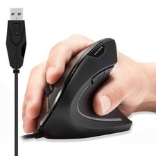 AceSoft Ergonomic Optical USB Wired Vertical Mouse 1000/1600 DPI 5 Buttons CE100