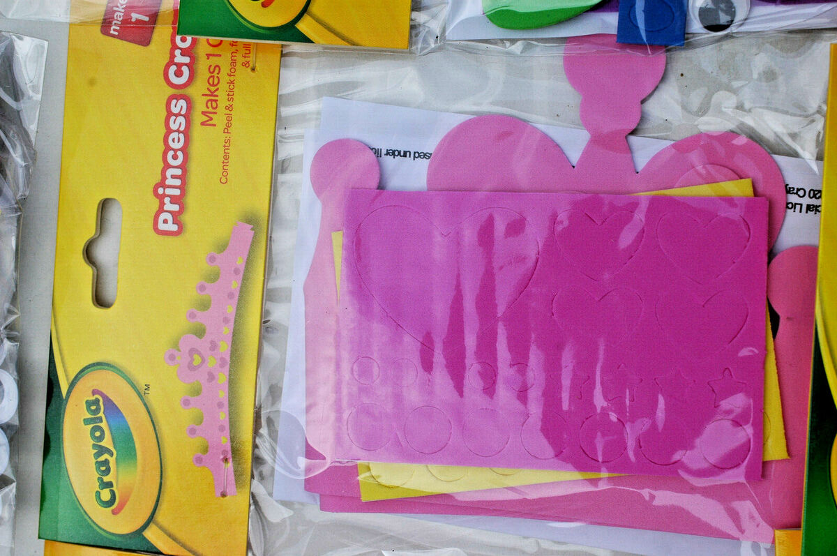 Crayola Art Craft Sets Making Sticking Foam Kids Butterfly Princess Sock  Rocket