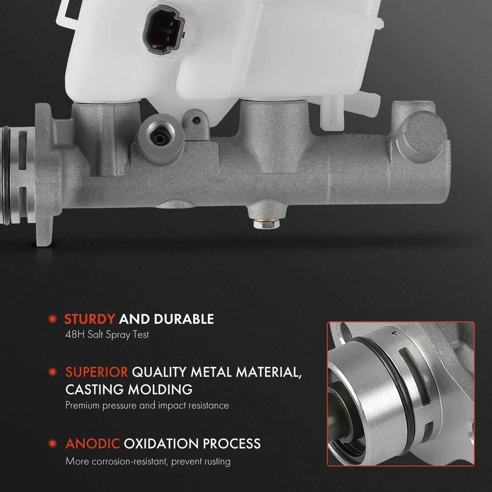 Cilindro maestro de freno para Toyota Corolla 2003-2008 Matrix Pontiac Vibe L4 1,8 L Foto 2 de 4