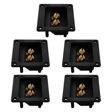 5 Pcs Speaker Wire Terminal Block Terminals Home Audio Cup Car Connectors