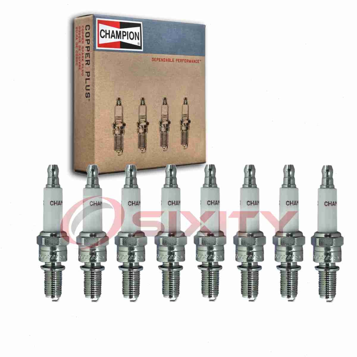 8 pc Champion Spark Plugs for 2004-2006 Maserati Quattroporte 4.2L V8 ag
