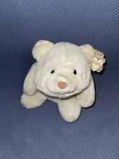 Gund Snuffles Bear Cub Excellent Tag 1980 Stuffed Plush Doll Toy White Vtg Ivory