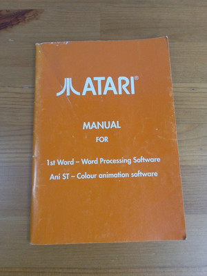 ATARI - Handbuch für 1. Textverarbeitungssoftware Ani ST - Farbanimation