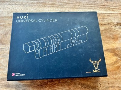 Nuki Universal Cylinder M&C   Schließzylinder Smart Lock, 5 Schlüssel