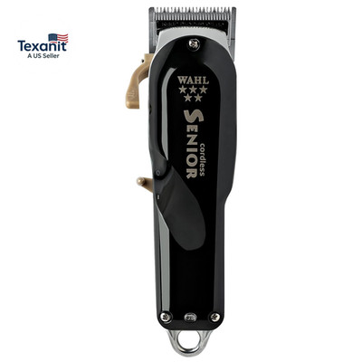 5 Star Cordless Senior Clipper, Precision Fade Blades, Metal Housing, 80-Minute