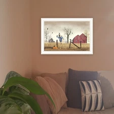 Trendy Decor 4U Tree Farm Wagon Wall Art (Billy Jacobs)