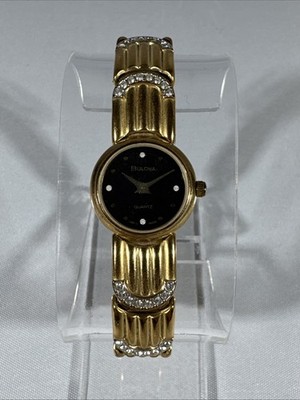 BULOVA Swiss Made Damenuhr Gold Quartz BA 94480799 S 3 ATM