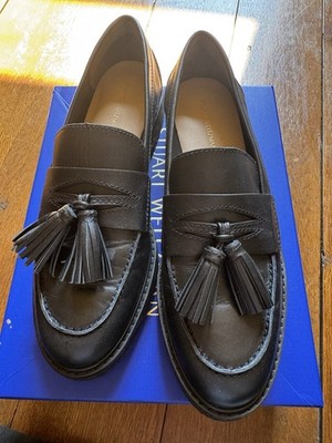 NEW - Stuart Weitzman Adrina Loafer in Black (Size 7.5)
