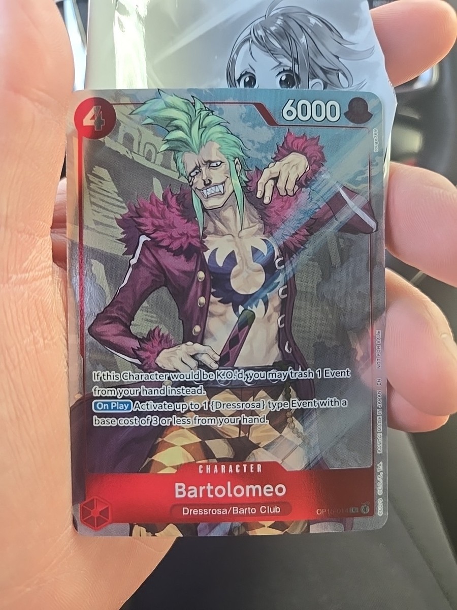 OP15-014 Bartolomeo Dash Pack Alt Art Adventure On Kami's Island