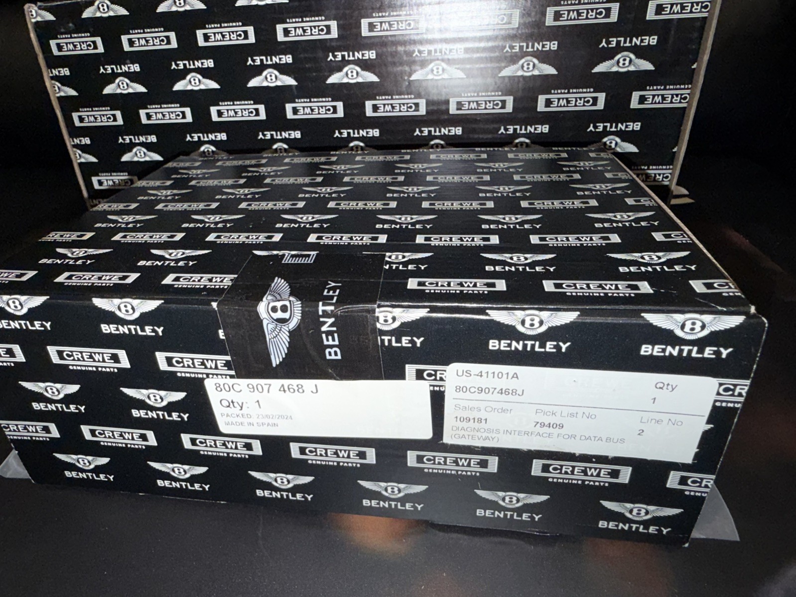 80C907468J Bentley DIAGNOSIS INTERFACE FOR DATA B OEM(🚫tariffs/in stock🇺🇸)