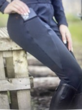 Equetech H20 winter grip riding breeches large