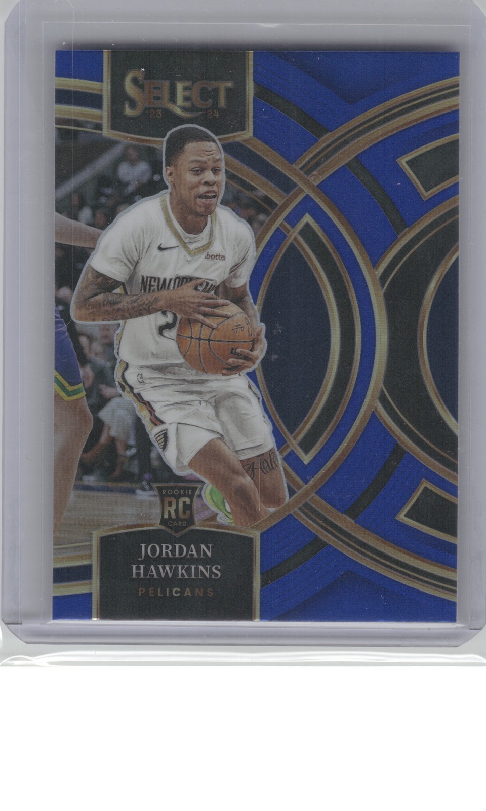 2023-24 Panini Select #124 Jordan Hawkins Blue Prizms B21R4C77
