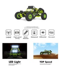 Wltoys 12427 1/12 Scale 2.4G 4WD Electric Brushed Crawler RTR RC Car Gift 2