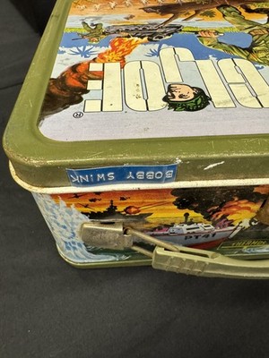 Vintage G.I. JOE Lunchbox & Thermos 1st Action Hero 1967 Scuba