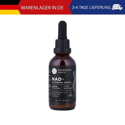 Neurogan Health, NAD+ Liposomal Drops, liposomale Tropfen mit NAD+, Wildbeere, 3