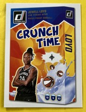 Jewell Loyd 2025 Panini Donruss WNBA CRUNCH TIME PRESS PROOF Card #2 ACES