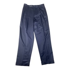 Vintage Polo Sport Ralph Lauren Women  s Navy Blue Pleated Cuff Dress Pants 14