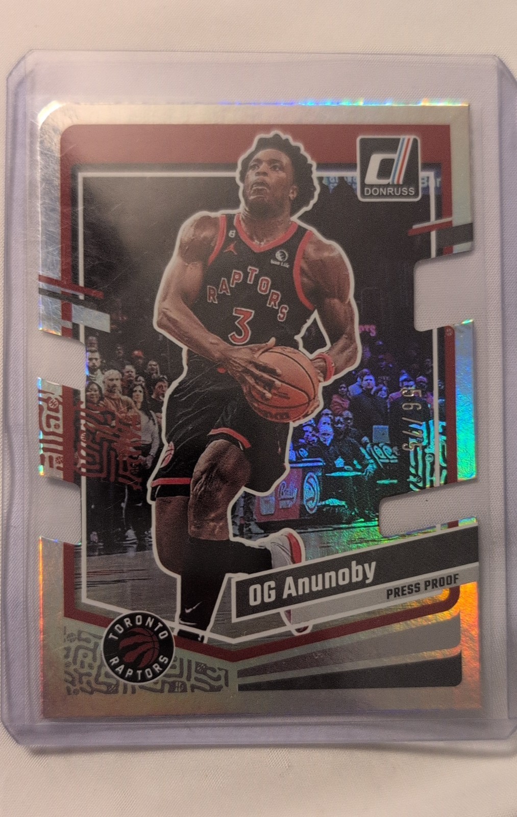 2023-24 Panini Donruss - OG Anunoby #151 Silver Press Proof Die-Cut /75