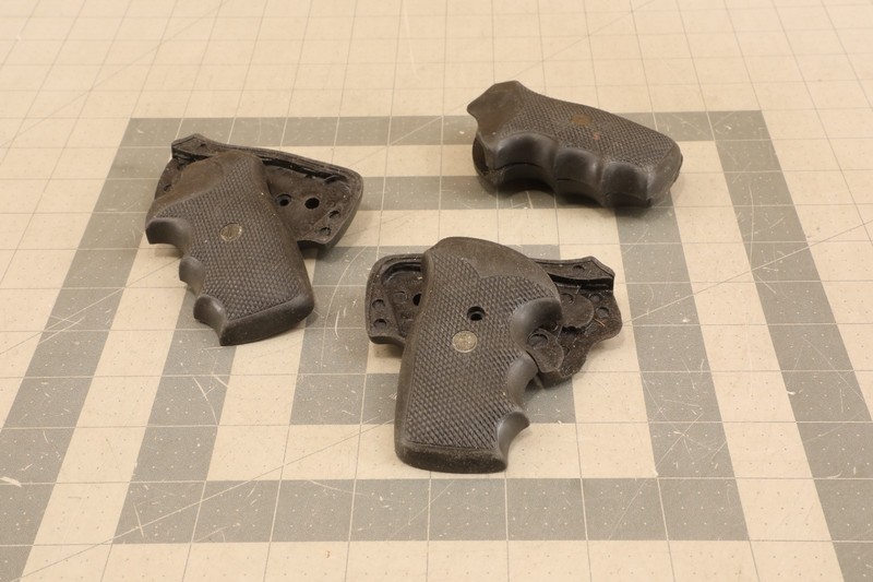 lot of 3X Grips for Rossi RM64 .38 Spcl/.357 Magnum Revolver without Screws