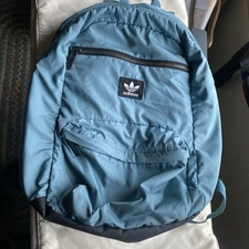 Adidas Load Spring Backpack Bookbag Black/Gold Multiple Pockets Laptop