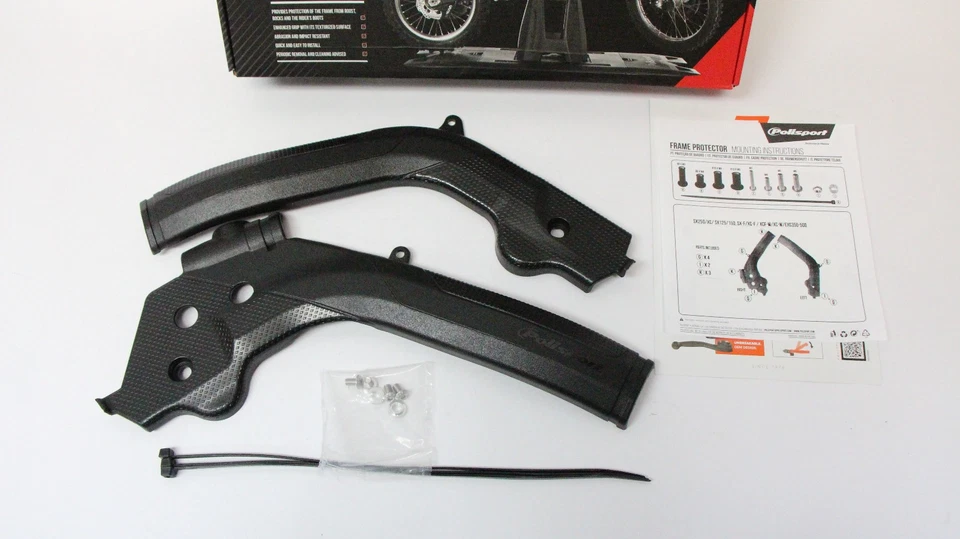 Polisport Frame Protector Black for Select KTM Hasqvarna 8466600001 - Изображение 2 из 4