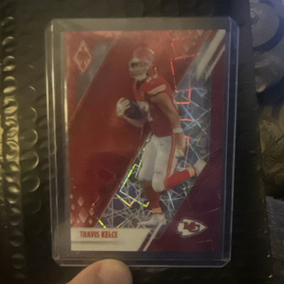 Panini 2021 Phoenix Football Travis Kelce Chiefs #59 Red Lazer /285