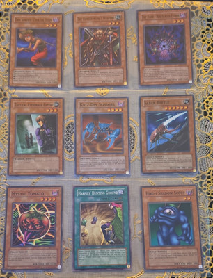 Konami Yu-Gi-Oh! 9-Card Lot Mystic Tomato 1st Ed English