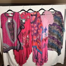 Women  s Swim Beach Cover Ups FREE Size Lot Of 5 Various Colors  Style -Some New
