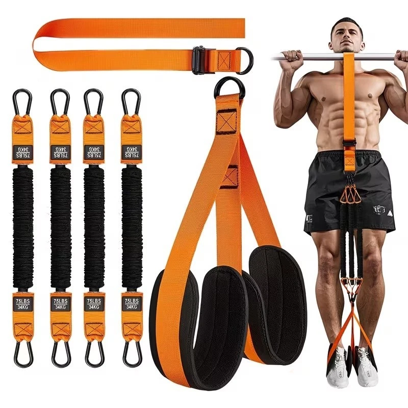 Pull up Assistance Bands Set - 4 Heavy Duty 75 lbs. Resistance 300Lbs Adjustable
Opens in a new wind