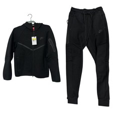  Nike Men's Sportswear Tech Fleece Full-Zip Hoodie and Joggers Set -Size: S-