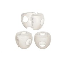 Little Chicks Baby Safety Door Knob Covers - 3 3 Count Pack of 1 , White