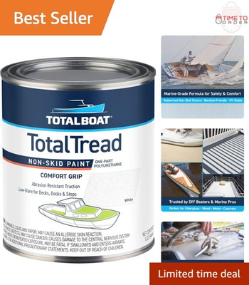 #ad Non Skid Deck Paint Marine Grade Anti Slip Coating for Boats amp; Floors 80oz $84.98