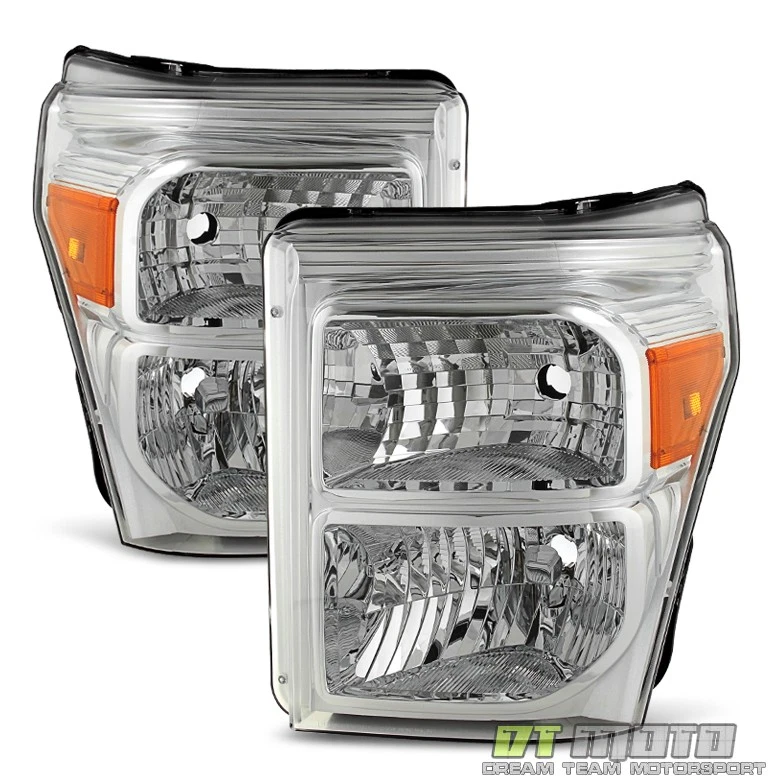 2011-2016 Ford F250 F350 F450 SuperDuty Headlights+Bumper Fog Lamps w/Switch Set - Image 2 of 4