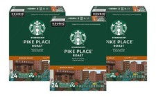 Starbucks Coffee K-Cup Pods Pike Place Roast Medium Roast Coffee Notes Of Coc...