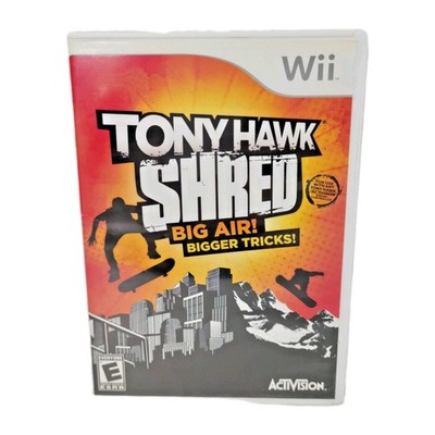 Tony Hawk: Shred Big Air! Bigger Tricks! - Nintendo Wii - Complete - Free Ship