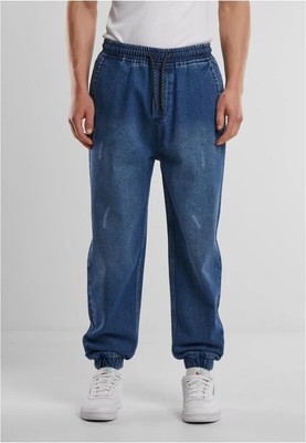 Urban Classics Jeans Herren Jogg Denim blau Basics