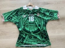 Aba Mexico 1997 Home Jersey Game Worn Copa America Vs Peru Player Issue Utileria