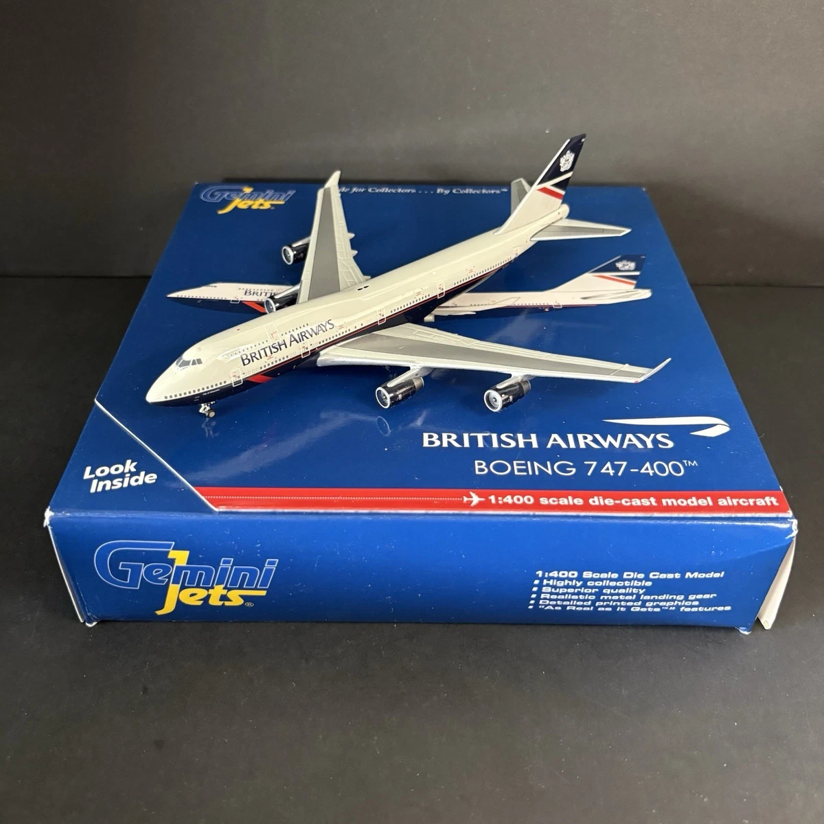 GeminiJets Boeing 747 1:400 Diecast Aircraft & Spacecraft for sale