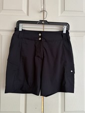 Pearl Izumi Women s Cycling Shorts Black Size X-Small Zipper Snaps