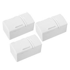 3pcs Miniature Dollhouse Fridge: 1:12 Mini Refrigerator Appliance Decoration