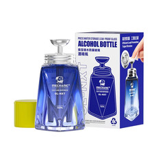 GL-NXT Press Type Leak Proof Glass Alcohol Bottle 150Ml Glass Cleaner Container