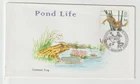 10/7/2001 UK GB FDC - Pondlife - Common Frog - Liverpool Special Postmark