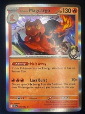 Pokemon Ethan's Magcargo Rare SV10: Destined Rivals 036/182 NM