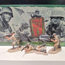 W. Britain- British 8th Army "Desert Rat" Infantry in box MS6849