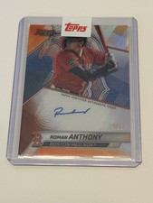 2025 Bowman’s Best Orange Auto Roman Anthony #19/25 Red Sox