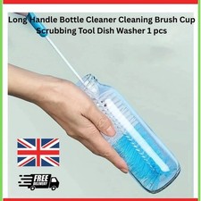 Long Handle Bottle Cleaner Cleaning Brush Cup Scrubbing Tool Dish Washer 1 pcs