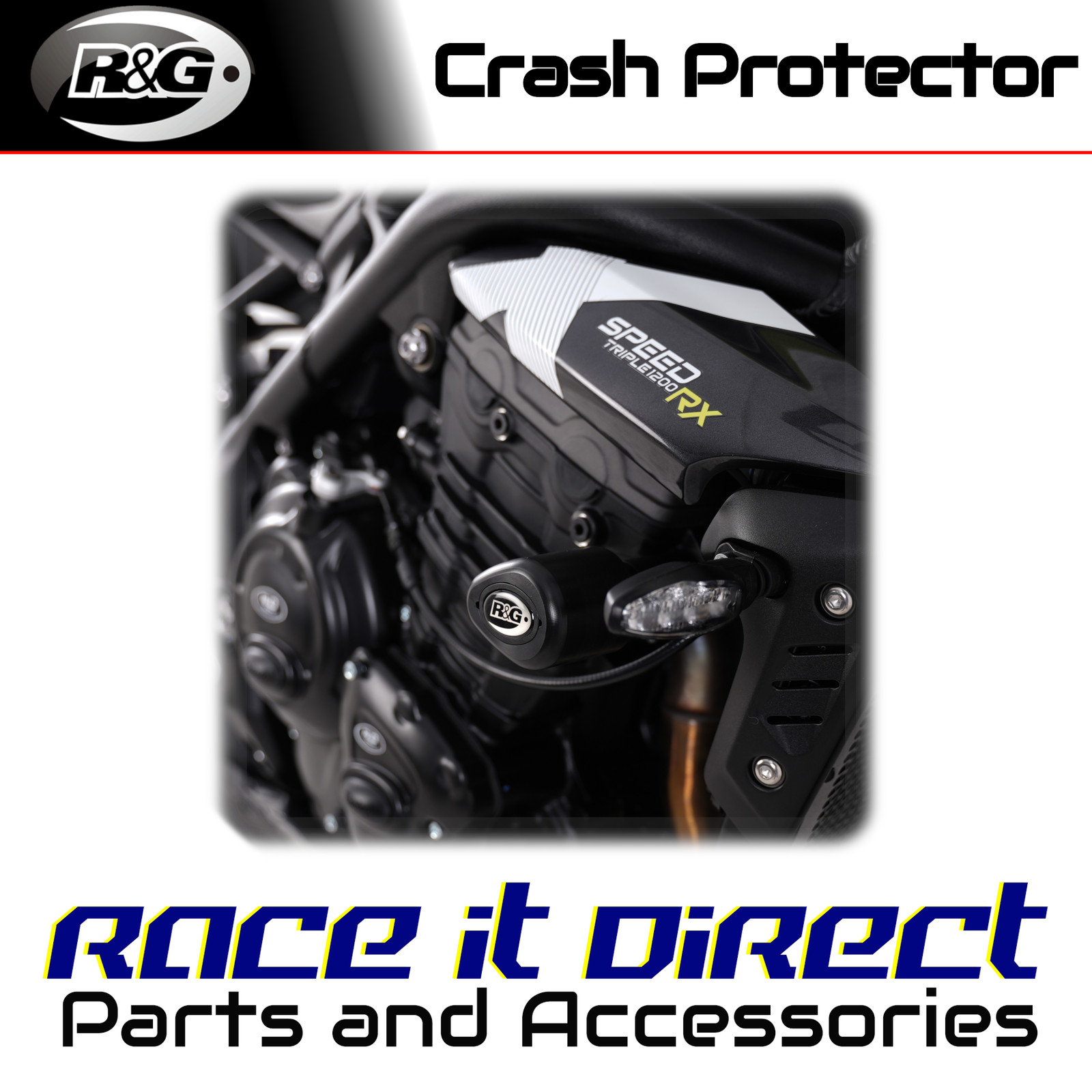 Crash Protectors for Triumph Speed Triple 1200 RR 2022-2026 Aero R&G